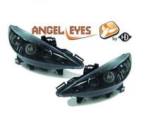 SET FARI DESIGN 207, ANGEL EYES 06-12 VETRO TRASPARENTE/NERO - 4226380