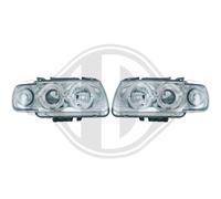 SET FARI DESIGN POLO, ANGEL EYES 1994-1999 VETRO TRASPARENTE/CROMATO - 2203380