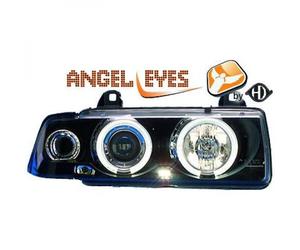 SET FARI E36, ANGEL EYES 90-99 TRASPARENTI GL.NERO