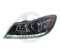 Set fari fanali proiettori anteriori TUNING OCTAVIA 10/2008 - 01/2013 neri