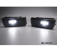 Set Fendinebbia LED Nero Smoke Plug & Play Per BMW E36 91-99 Sinistro/Destro
