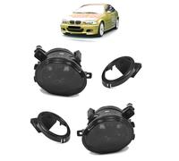 Set Fari Nebbia Set Fumè Nero Set Adatto Per BMW E46 E39 M Pacchetto M3 M5