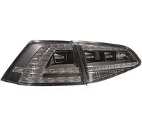 Retro Posteriore Luci Coppia Set LED Trasparente Nero Per VW Golf VII Berlina
