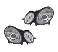 Set Fari Principali 12 V H7/H7 PY21W W5W Alogeno HELLA Per MB Classe E