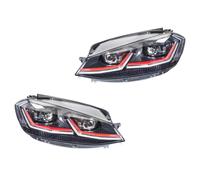 Set Fari Principali Sinistro Destro LED HELLA Compatibile Per Ad Es. VW GOLF