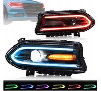 Set fari sinistro + destro LED RGB per DODGE CHARGER 2015-2023 VLAND