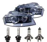 Set Fari Xenon per Audi A3 8P1 D2S/H7 Inclusi PHILIPS 2003-2005