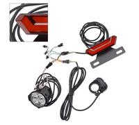 Set faro e fanale posteriore per bicicletta elettrica con Per clacson e luce fre