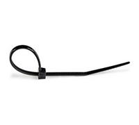 StarTech.com Fascette per cavi da 15,2 cm - Fascette per cavi in nylon medio nero e plastica - Avvolgi cavi elettrici/rete - 94V-2 Fire & UL Rated TAA (CBMZT6B)