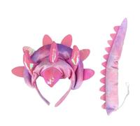 Set Fascia E Coda Da Triceratopo Per Costume Cosplay Bambini Halloween
