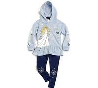 Set Felpa Con Cappuccio E Leggings Per Bambina Disney Frozen