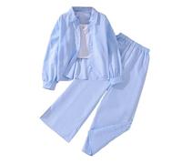 Set Felpa e Pantaloni da Jogging per Ragazze,Felpa A Maniche Lunghe Girocollo Bambini Casual Pullover Tuta di Abbigliamento Ragazze Moda Manica Lunga Tute Sportive Bambina 3-15 Anni