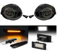 Set Fendinebbia LED Nero LLCTOOLS BMW Serie 5 E39 95-04 Sinistra Destra