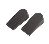 Set fermaporta da 2 pezzi, cuneo antiscivolo in materiale TPR, design spesso e flessibile, per uso scolastico in casa, ufficio, 15,5x5,2x6,9 cm.