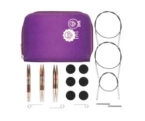 Set ferri da maglia circolari intercambiabili KnitPro Symfonie, Principiante, 4.00, 5.00 e 6.00 mm più accessori