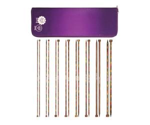 Set ferri dritti KnitPro Symfonie - 30 cm, (3,50, 4,00, 4,50, 5,00, 5,50, 6,00, 7,00 e 8,00 mm) - 1 set