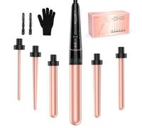 Set Ferro per Capelli, BESTOPE PRO 6 in 1 Cono per Capelli (10-32mm), Riscaldamento Rapido (30s), 2 Temperature per Tutti i Capelli, Spegnimento Automatico 60min