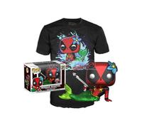Set Figura Pop & Tee Marvel Deadpool Mermaid Esclusiva tg L Funko