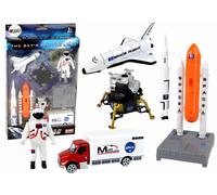 Set figure Spaziale Astronave 8 Pezzi