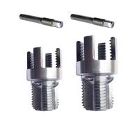 Set Filettatura Per Tubi A Doppia Dimensione In Acciaio Carbonio Con Adattatore Per Trapano Acciaio A Carbone Impianti Filo Idraulico