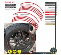 Set Filetti Adesivi cerchi 17 e 19 Ducati Multistrada 950 v4 v2 mc h2