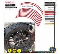 Set Filetti Adesivi cerchi 17 pollici Ducati Multistrada 1200 1260 V4 Pikes peak