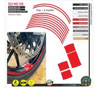Set Filetti Fascia Adesivi cerchi 17 Ducati Multistrada 1200 1260 V4 Pikes peak