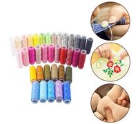 Set Fili da Cucire Multiuso Fili di Seta Assortiti 36pz Colori Vibranti