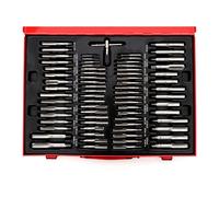 SET FILIERA FILETTATURA 110 PZ BOX METALLO FILIERE MASCHI FEMMINE KRAFT