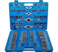 SET FILIERA FILETTATURA 110pz FILIERE MASCHI FEMMINE MISURE METRICHE POLLICI