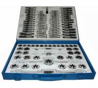 Set filiera maschi 110 pezzi in acciaio ripara filettatura