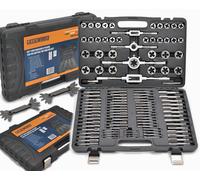 Set Filiera Per Filettature Maschi e Filiere M2-M18 Kit 110 Pz + 2 Contafiletti