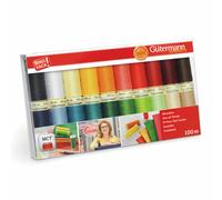 Set Filo Per Cucire Gutermann Sew All 20 x 100m Colori Misti Extra Forte