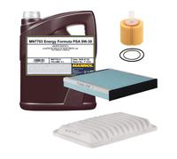 Set Filtri 3 Pezzi MANNOL 7703 Energy Formula PSA 5W-30 Olio Motore 5 Litri