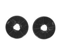Set Filtri Carbone Attivo 105mmø Compatibile Candy 49040890, 2 Pezzi
