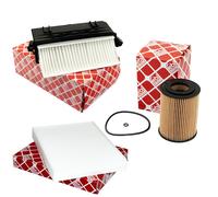 Set Filtri Filtro Aria 49667+Filtro Abitacolo+ Filtro Olio per Mercedes Classe E