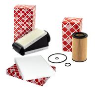 Set Filtri Filtro Aria + Filtro Abitacolo Olio per Mercedes