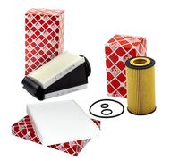 Set Filtri Filtro Aria + Filtro Abitacolo Olio per Mercedes W205
