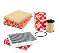 Set Filtri Filtro Aria + Filtro Abitacolo Olio per Opel Astra H 1.8 140 Ps