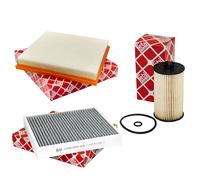 Set Filtri Filtro Aria + Filtro Abitacolo Olio per Opel Astra J GTC Vauxhall