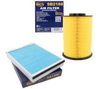 Set Filtri Ispezione SCT Filtro Aria + Filtro Abitacolo per Ford C-Max II Volvo
