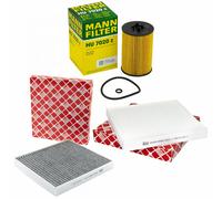Set Filtri MANN Filter Olio Aria Abitacolo per Audi A3 Seat Skoda VW
