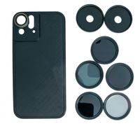 System-S ND - Set di filtri a densità neutra, 37 mm, con custodia per iPhone 12 Pro 73596018, colore: Nero