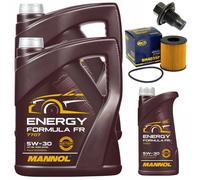 Set Filtri Olio MANNOL 5W30 API 11 Liter + Vite Ford Transit Kasten