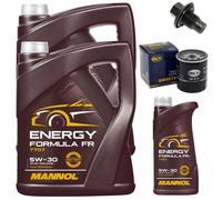 Set Filtri Olio MANNOL 5W30 API 11 Liter + Vite Ford Transit Kasten