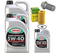 Set Filtri Olio Motore SAE 5W-40 Meguin 11 Litri + Vite Mercedes Sprinter