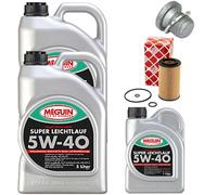 Set Filtri Olio Motore SAE 5W-40 Meguin 11 Litri + Vite Mercedes Sprinter