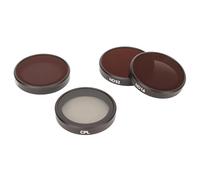 Set Filtri per Action Camera, Filtro Obiettivo CPL ND8 ND16 ND32 per Fotocamera Action 4 3, Struttura in Metallo, Protezione in Silicone, Vetro Ottico, Lega di Alluminio