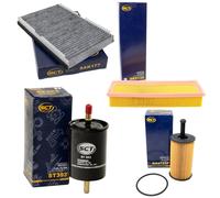 Set Filtri SCT Olio e Carburante Aria Ambienti Interni per Citroen C3 C2 1.1 1.4