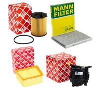 Set Filtri Servizio Per Ford Fiesta VI 1.4 TDCi 68 70 PS